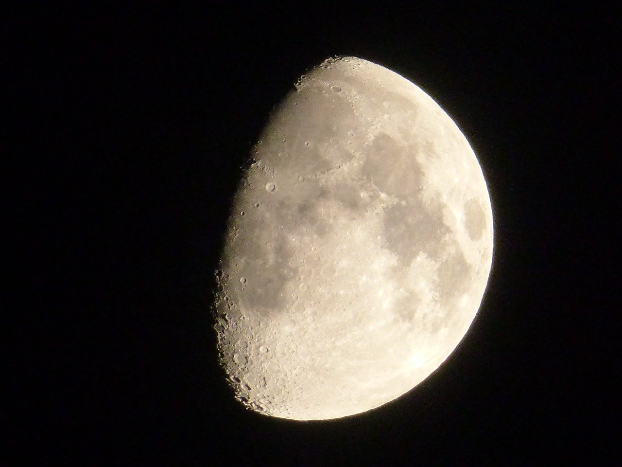 Moon Gibbous Waning Night lunar moonlight phase